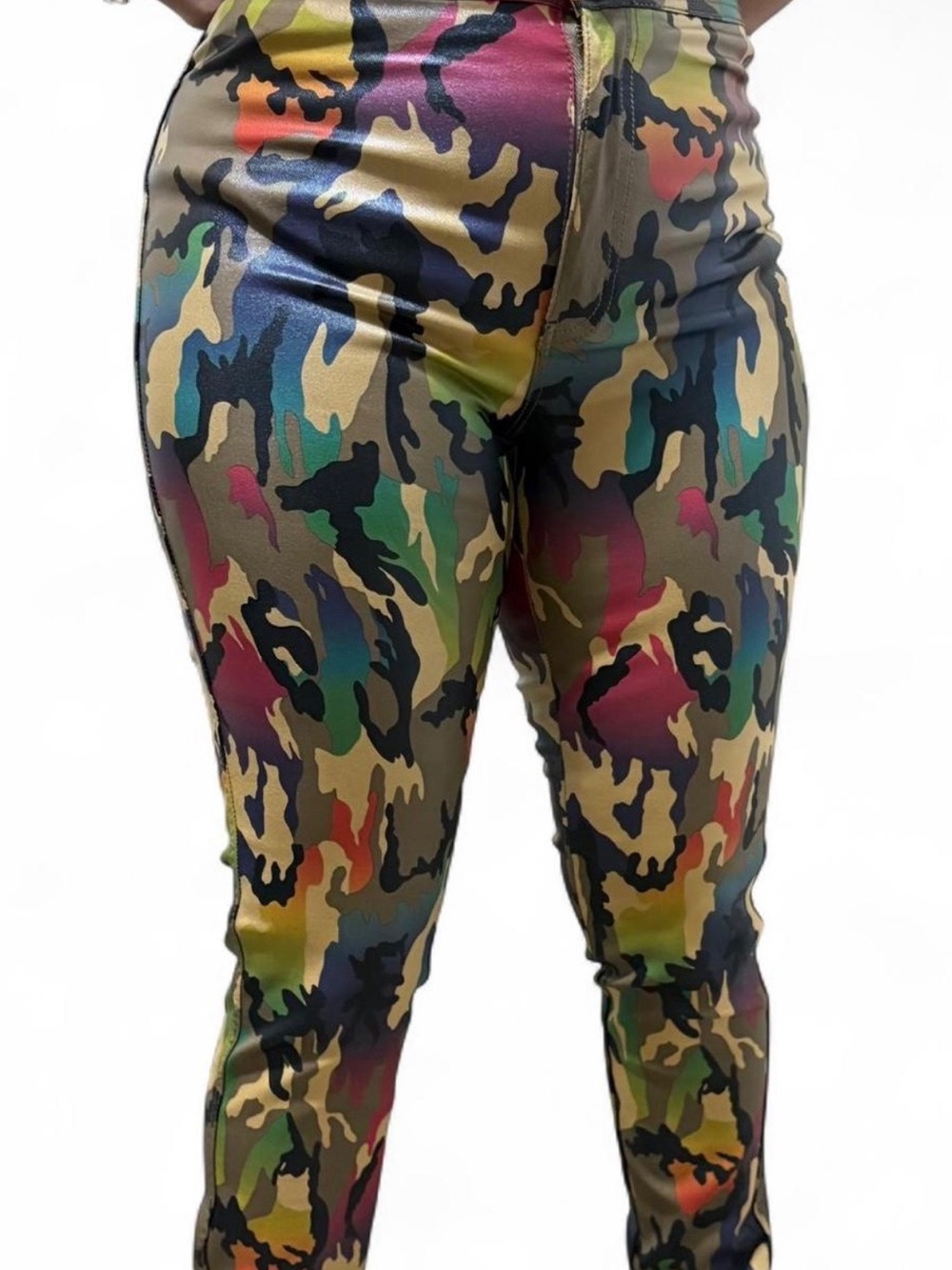 Women’s Camo Print Jeggings in Multi-Color